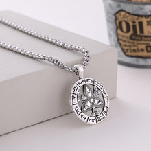 Load image into Gallery viewer, GUNGNEER Triquetra Constellation Stainless Steel Trinity Pendant Necklace Jewelry Men Women