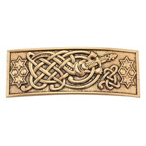 GUNGNEER Celtic Irish Knot Trinity Infinity Hair Pin Stainless Steel Jewelry Accessories Outfit