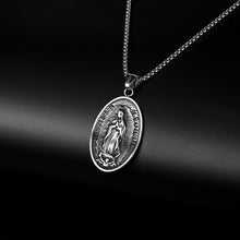 Load image into Gallery viewer, GUNGNEER Vintage Religion Christian Mother Virgin Mary Medal Pendant Necklace Miraculous Jewelry