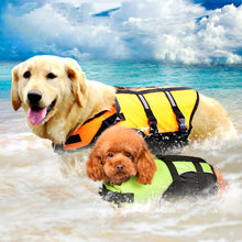 Load image into Gallery viewer, 2TRIDENTS Dog Life Vest Pet Jacket Lifesaver Summer and Foam Swimsuit Water Safety at Beach Pool Boating (3XL, Green)