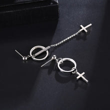 Load image into Gallery viewer, GUNGNEER Stainless Steel Christ Cross Earrings Jesus God Jewelry Accessory Gift For Women