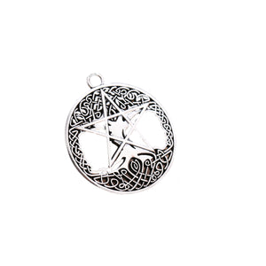 GUNGNEER Wicca Pentacle Tree of Life Hollow Pendant Pagan Jewelry Amulet for Necklace Men Women