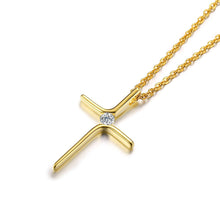 Load image into Gallery viewer, GUNGNEER Cross Pendant Necklace Stainless Steel Jesus Chain Jewelry Gift For Men Women
