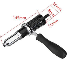2TRIDENTS Electric Rivet Nut Guns Attachment - Cordless Riveter Adapter Riveting Tool - Hand Power Nozzle Accessories