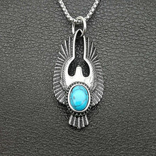 Load image into Gallery viewer, GUNGNEER Masonic Ring For Men Eagle Wing Pendant Necklace Stainless Steel Jewelry Set