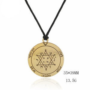 GUNGNEER Jerusalem Star of David Necklace Jewish Pendant Jewelry Accessory For Men Women