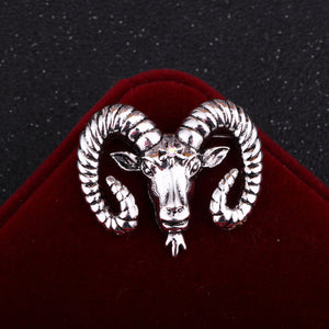 GUNGNEER Baphomet Satan Pins Goat Lapel Pins Satanic Occult Accessories Outfit For Men