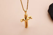 Load image into Gallery viewer, GUNGNEER Multilayer Christian Pendant Necklace Cross Jesus Gift Accessory For Men Women