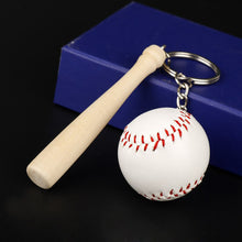 Load image into Gallery viewer, GUNGNEER Baseball Bat Keychain Ball Sports Key Holder Accessory Gift For Men Women