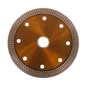 2TRIDENTS Diamond Saw Blade - Hot Pressed Sintered Mesh Turbo Cutting Disc For Granite Marble Tile Ceramic Block and Brick
