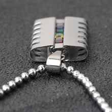 Load image into Gallery viewer, GUNGNEER Stainless Steel Pride Necklace Rainbow Pendant Chain Jewelry For Men Women