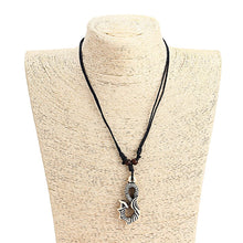 Load image into Gallery viewer, GUNGNEER Fishing Hook Pendant Necklace Hawaiian Island Jewelry Accessory For Men Women