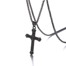 Load image into Gallery viewer, GUNGNEER Christian Necklace Cross Sun Sola Pendant Jewelry Accessory Outfit For Men Women