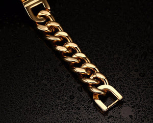GUNGNEER United State Marine Ring Cross Chain Bracelet Stainless Steel Military Navy Jewelry Set
