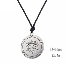 Load image into Gallery viewer, GUNGNEER Jerusalem Star of David Necklace Jewish Pendant Jewelry Accessory For Men Women
