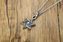 Load image into Gallery viewer, GUNGNEER Star of David Necklace Cross Jewish Pendant Jewelry Accessory For Men Women