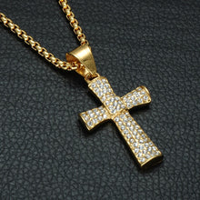 Load image into Gallery viewer, GUNGNEER Cross Necklaec Stainless Steel God Christ Jewelry Accessory Gift For Men Women