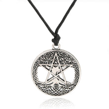 Load image into Gallery viewer, GUNGNEER Wicca Pentagram Celtic Tree of Life Pendant Necklace Jewelry Amulet Men Women