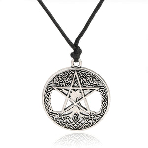 GUNGNEER Wicca Pentagram Celtic Tree of Life Pendant Necklace Jewelry Amulet Men Women