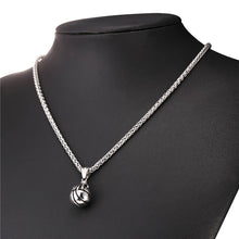 Load image into Gallery viewer, GUNGNEER Stainless Steel Basketball Necklace Hip Hop Sports Chain Jewelry For Boys Girls