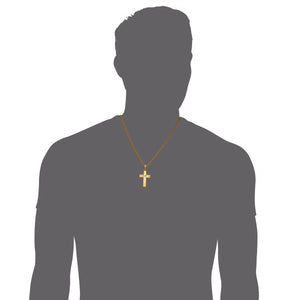 GUNGNEER God Christian Pendant Necklace Jesus Cross Jewelry Accessory Gift For Men Women