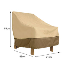 Load image into Gallery viewer, 2TRIDENTS Garden Furniture Cover - Protect Your Furniture from Dust and Sun, Keep It Clean and New (85x80x91.5cm)