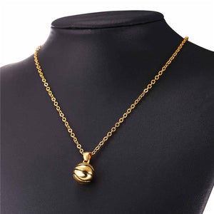GUNGNEER Hip Hop Basketball Necklace Stainless Steel Sports Jewelry For Boys Girls