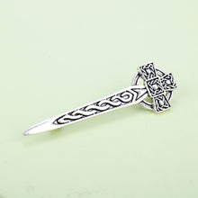 Load image into Gallery viewer, GUNGNEER Celtic Knot Triskele Necklace Hair Pin Jewelry Set Accessories Outfits for Men Women
