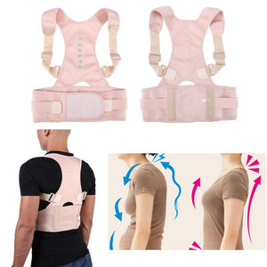 2TRIDENTS Back Brace Posture Corrector Adjustable Body Shaping Support Back Shoulder Straight Brace Strap Health Care for Male Female