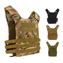 Load image into Gallery viewer, 2TRIDENTS Hunting Tactical Vest - Molle Plate Carrier Vest Outdoor for CS Game Paintball Airsoft Camping Hunnting Vest Military Equipment