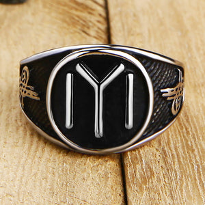 GUNGNEER Muslim Kayi Ottoman Empire Islam Ring Stainless Steel Jewelry Accessory For Men