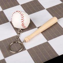 Load image into Gallery viewer, GUNGNEER Baseball Bat Keychain Ball Sports Key Holder Accessory Gift For Men Women