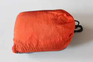 2TRIDENTS Nylon Camping Hammock - Lightweight Portable Hammock, Parachute Double Hammock for Backpacking, Camping, Travel, Beach, Yard (Blue + Camel)
