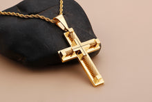 Load image into Gallery viewer, GUNGNEER Multilayer Christian Pendant Necklace Cross Jesus Gift Accessory For Men Women