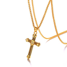 Load image into Gallery viewer, GUNGNEER Christian Necklace Cross Sun Sola Pendant Jewelry Accessory Outfit For Men Women