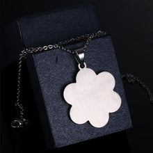 Load image into Gallery viewer, GUNGNEER Pride Necklace Stainless Steel Gay Lesbian Flower Pendant Jewelry For Men Women