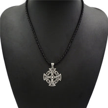 Load image into Gallery viewer, GUNGNEER Celtic Solar Cross Trinity Pendant Necklace Jewelry Amulet Accessories Men Women
