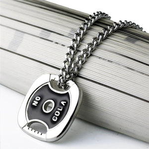 GUNGNEER Stainless Steel Weight Plate Pendant Necklace Gym Workout Fitness Strength Jewelry