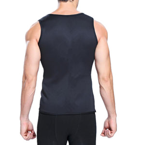 2TRIDENTS Tank Top Workout Shirt - Vest for Weight Loss Fat Burner - Men's Body Shaper