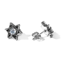 Load image into Gallery viewer, GUNGNEER Stainless Steel Jewish David Star Earrings Star Jewelry Accessory Men Women