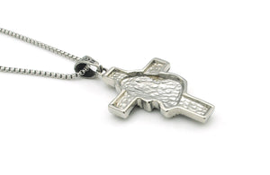 GUNGNEER Jesus Cross Necklace God Christ Pendant Jewelry Accessory Gift For Men Women