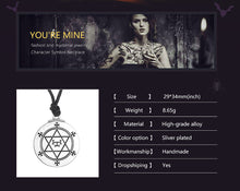 Load image into Gallery viewer, GUNGNEER Occult Star of David Necklace Jewish Jewelry Accessory Gift Outfit For Men Women