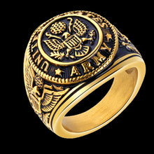 Load image into Gallery viewer, GUNGNEER United State Military Army Ring Many Sizes USMC Military Men&#39;s Jewelry Accessory