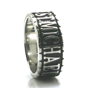 GUNGNEER The Archangel St Michael Ring Prayer Accessory Stainless Steel Jewelry For Men