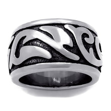 Load image into Gallery viewer, GUNGNEER Stainless Steel Tribal Mask Necklace Wave Ring Protection Maori Island Jewelry Set