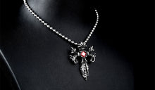 Load image into Gallery viewer, GUNGNEER Christian Cross Pendant Necklace Stainless Steel God Jewelry Outfit For Men Women