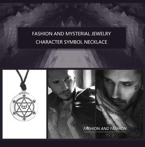 GUNGNEER Occult Star of David Necklace Jewish Jewelry Accessory Gift Outfit For Men Women