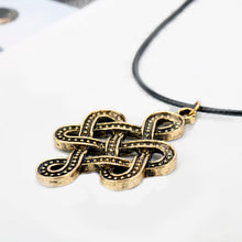 Load image into Gallery viewer, GUNGNEER Celtic Knot Irish Infinite Scandinavian Pendant Necklace Stainless Steel Jewelry