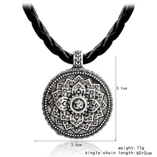 Load image into Gallery viewer, GUNGNEER Om Lotus Pendant Spiritual Necklace Beads Chakra Bracelet Jewelry Combo For Men Women