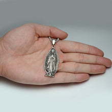 Load image into Gallery viewer, GUNGNEER Stainless Steel Classic Mother of God Virgin Mary Pendant Necklace Jewelry Men Women